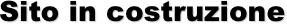 Sito in costruzione